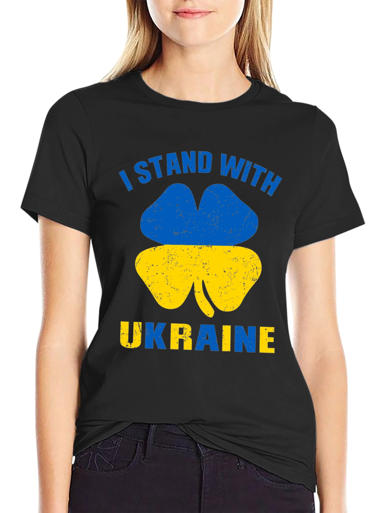 I Stand With Ukraine Clover T-Shirt