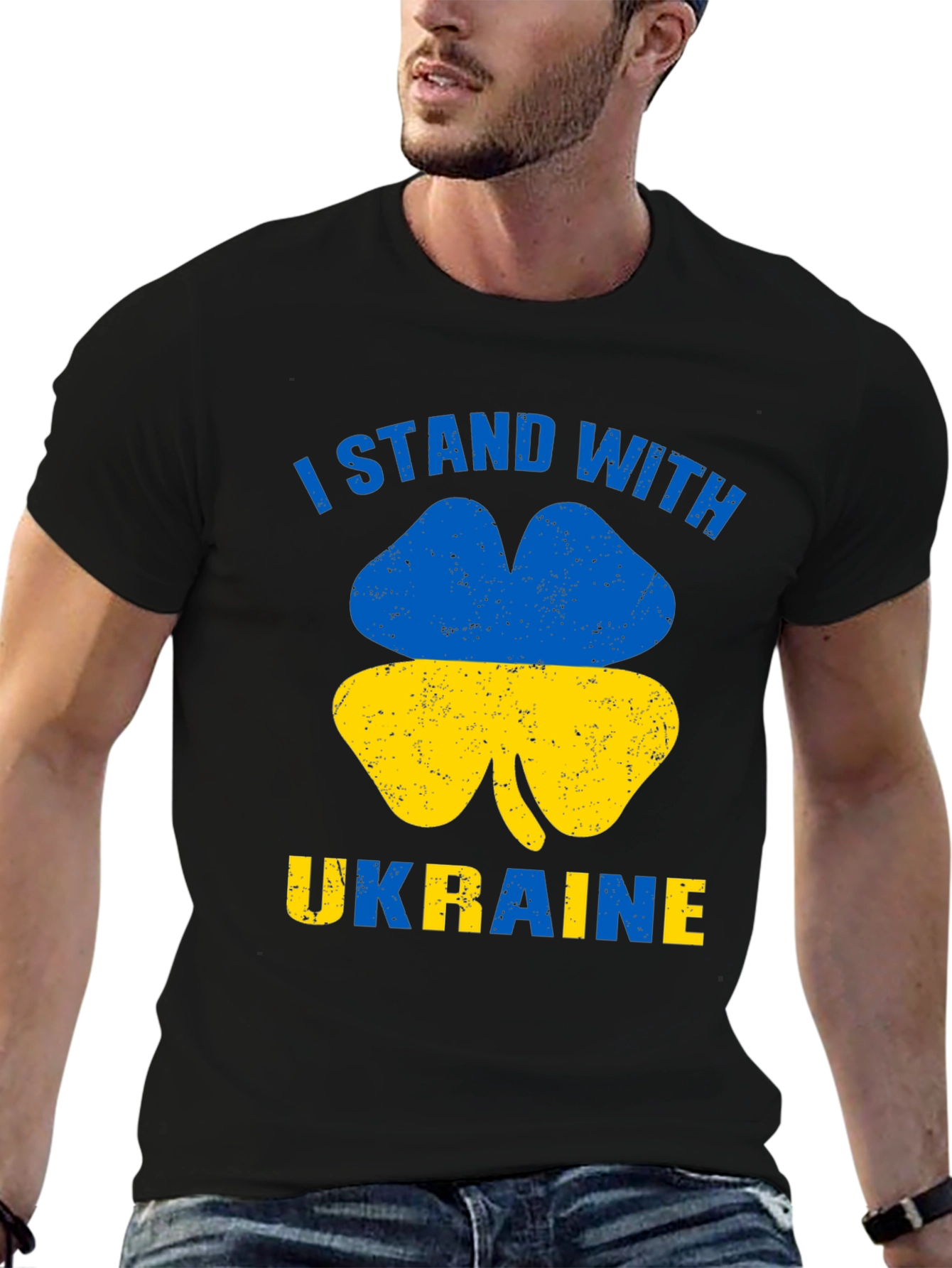 I Stand With Ukraine Clover T-Shirt