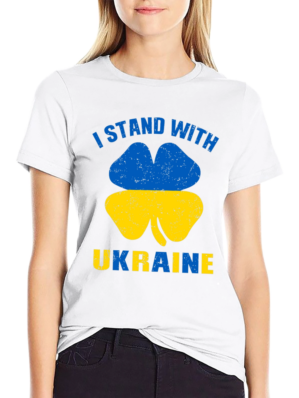 I Stand With Ukraine Clover T-Shirt