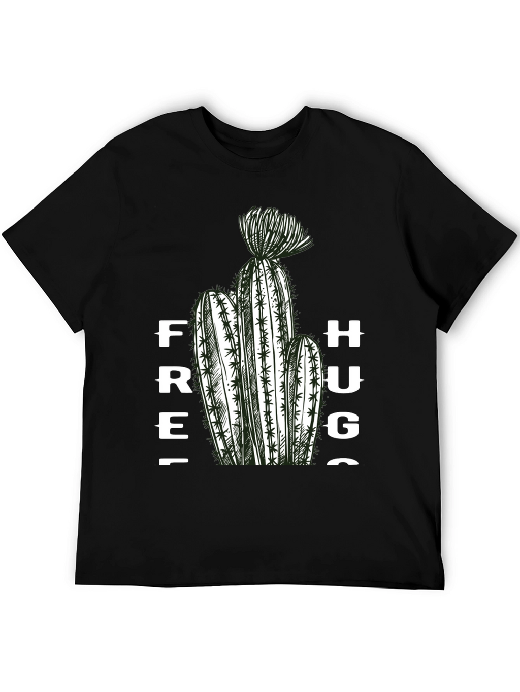 Free Hugs Cactus Graphic Tee