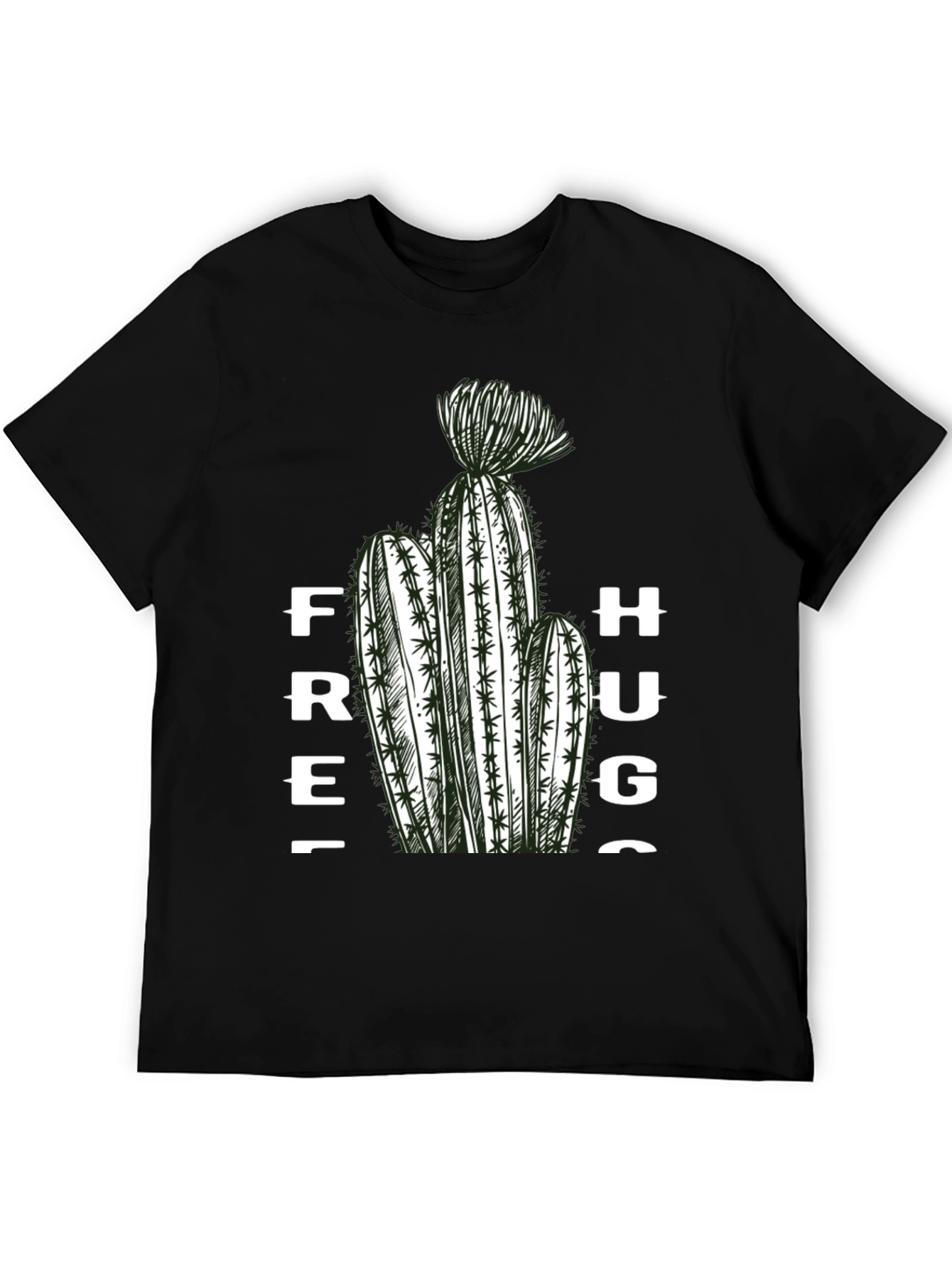 Free Hugs Cactus Graphic Tee