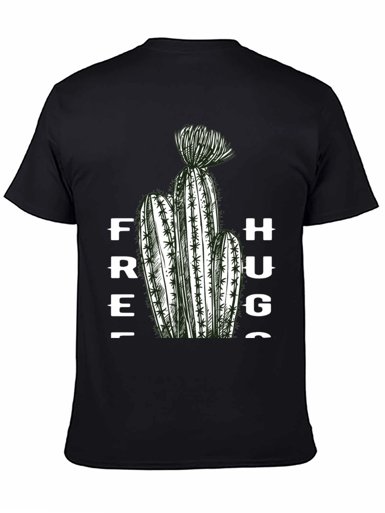 Free Hugs Cactus Graphic Tee
