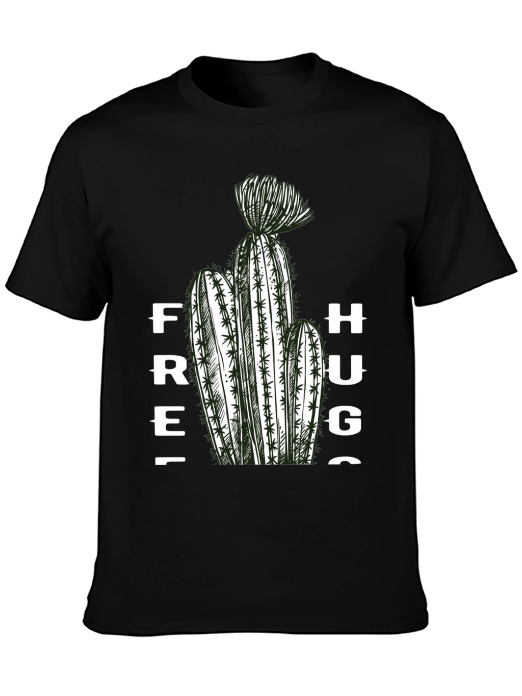 Free Hugs Cactus Graphic Tee