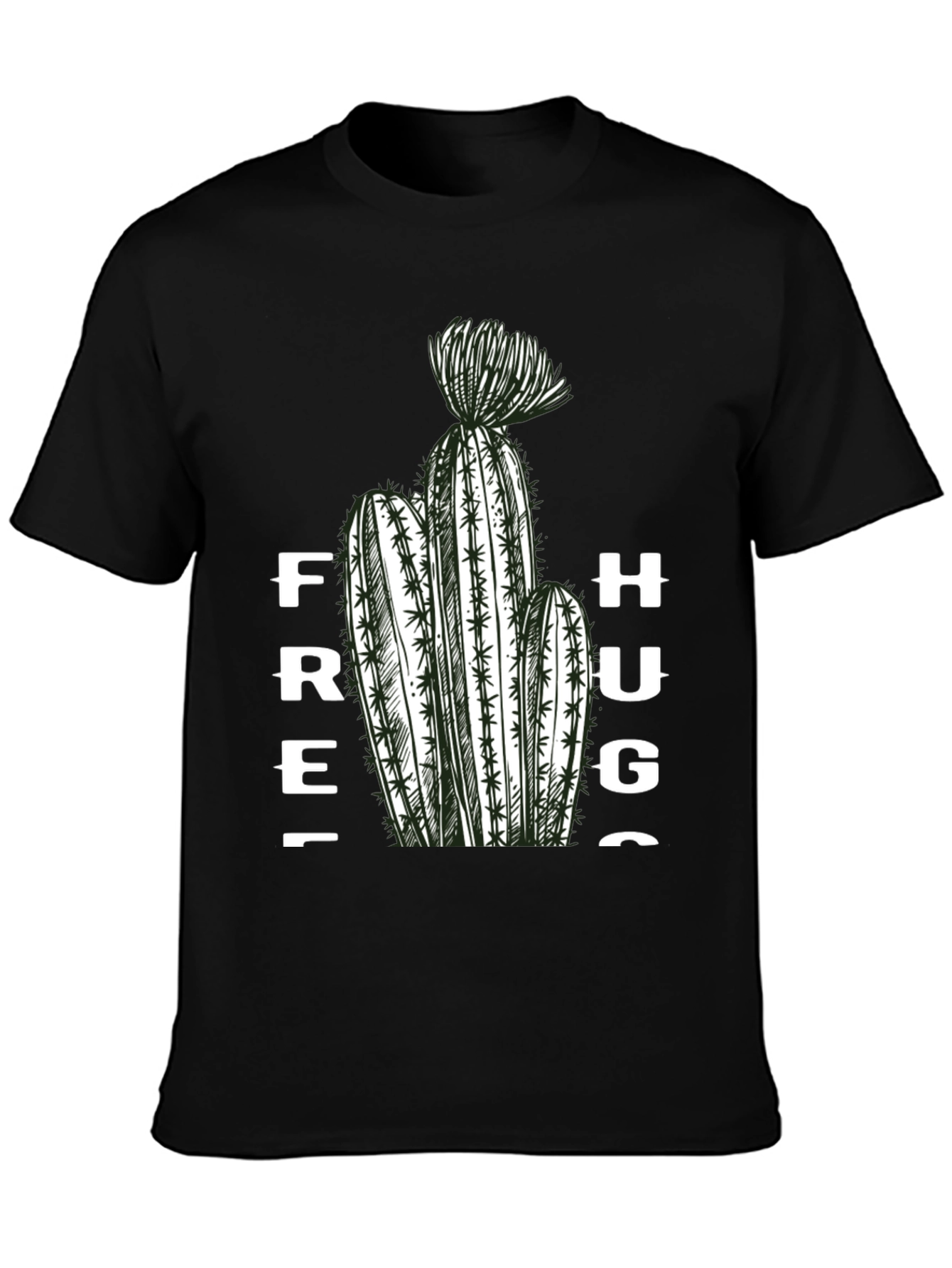 Free Hugs Cactus Graphic Tee