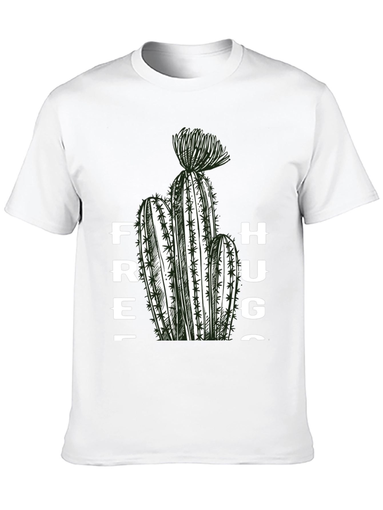 Free Hugs Cactus Graphic Tee
