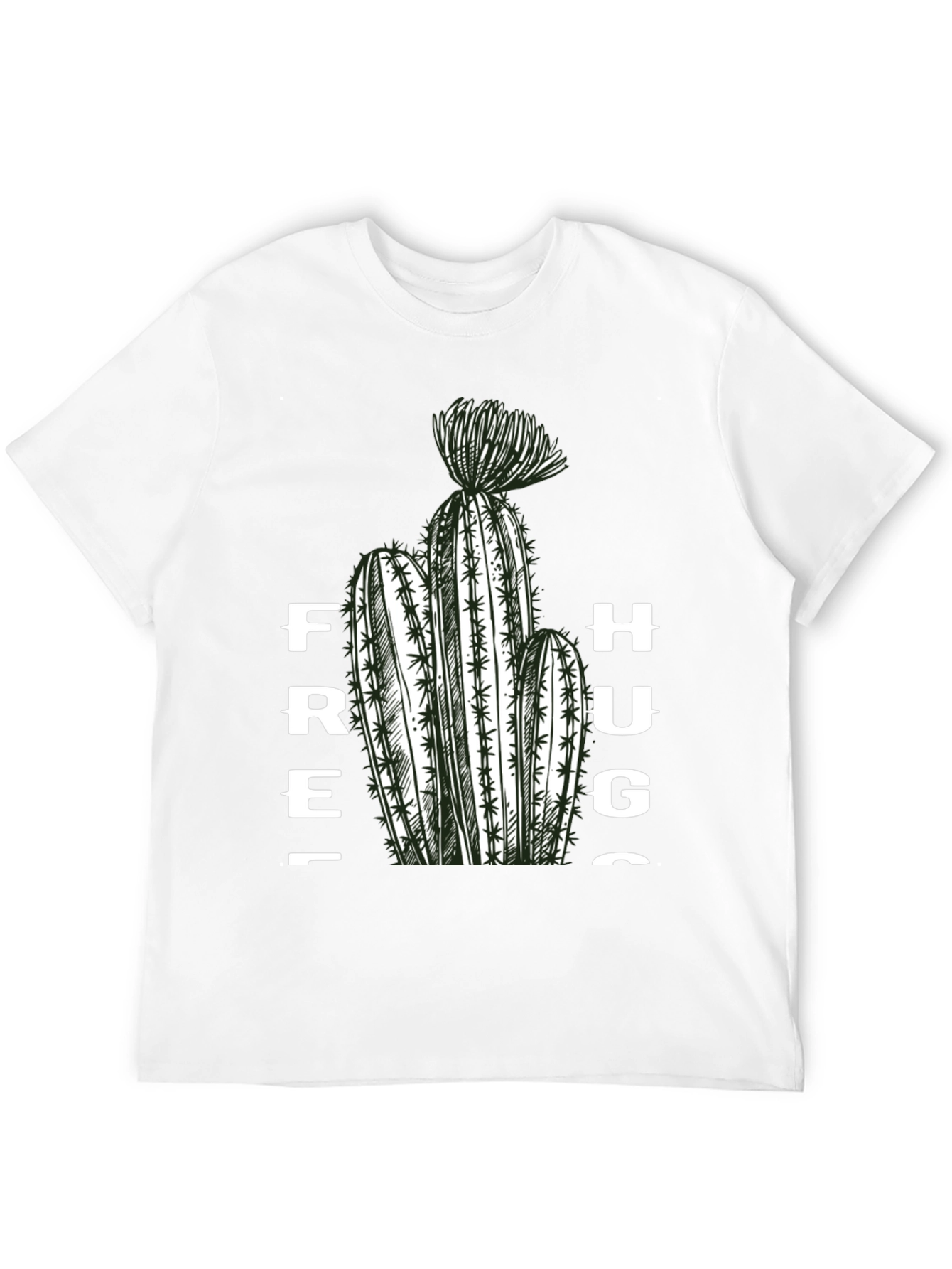 Free Hugs Cactus Graphic Tee