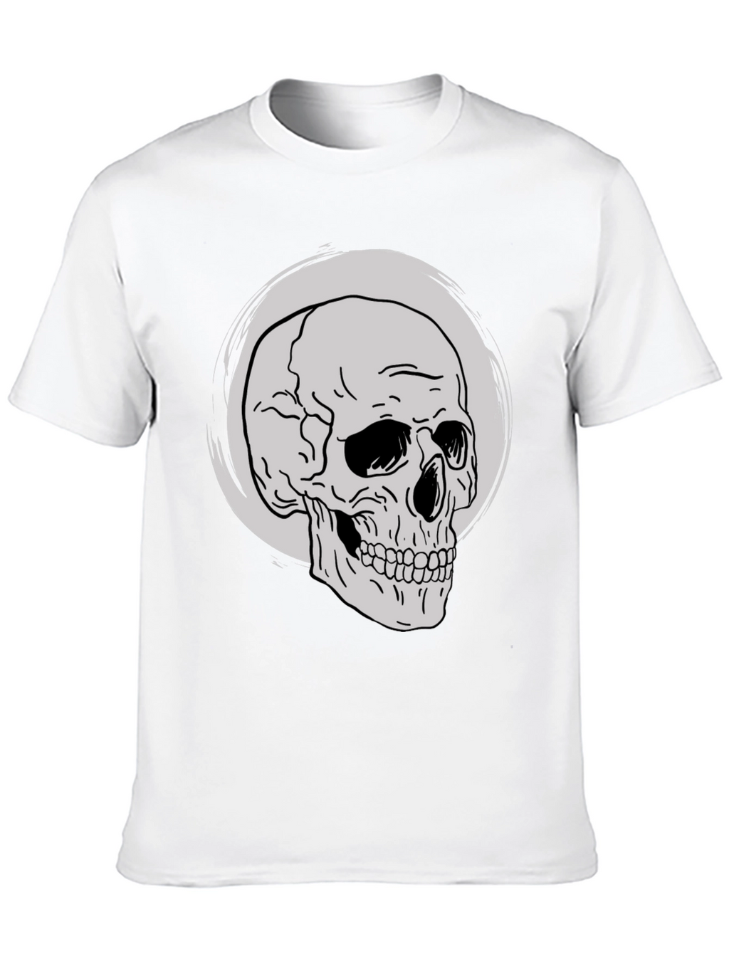 Skull Graphic Tee - Classic Black T-Shirt