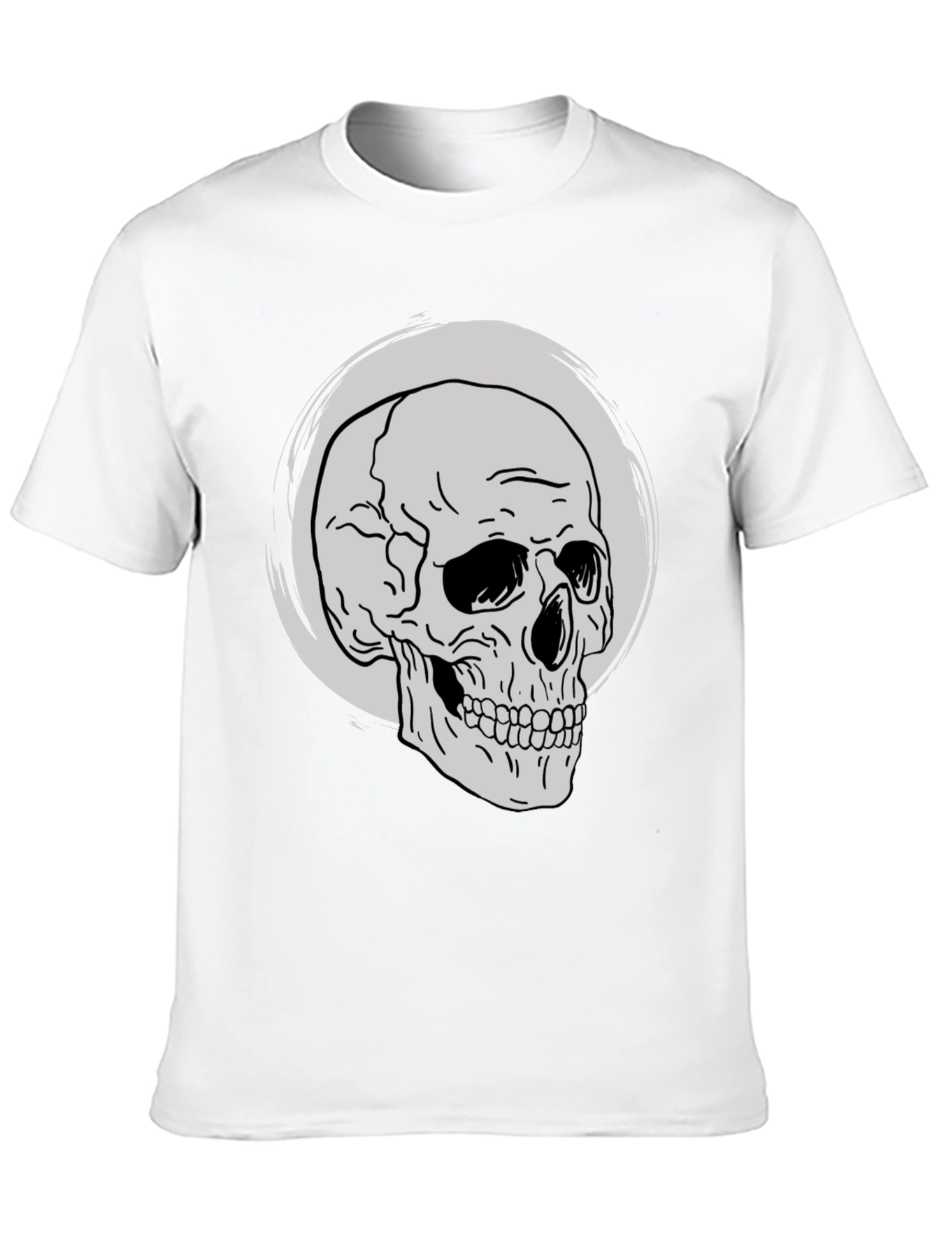 Skull Graphic Tee - Classic Black T-Shirt