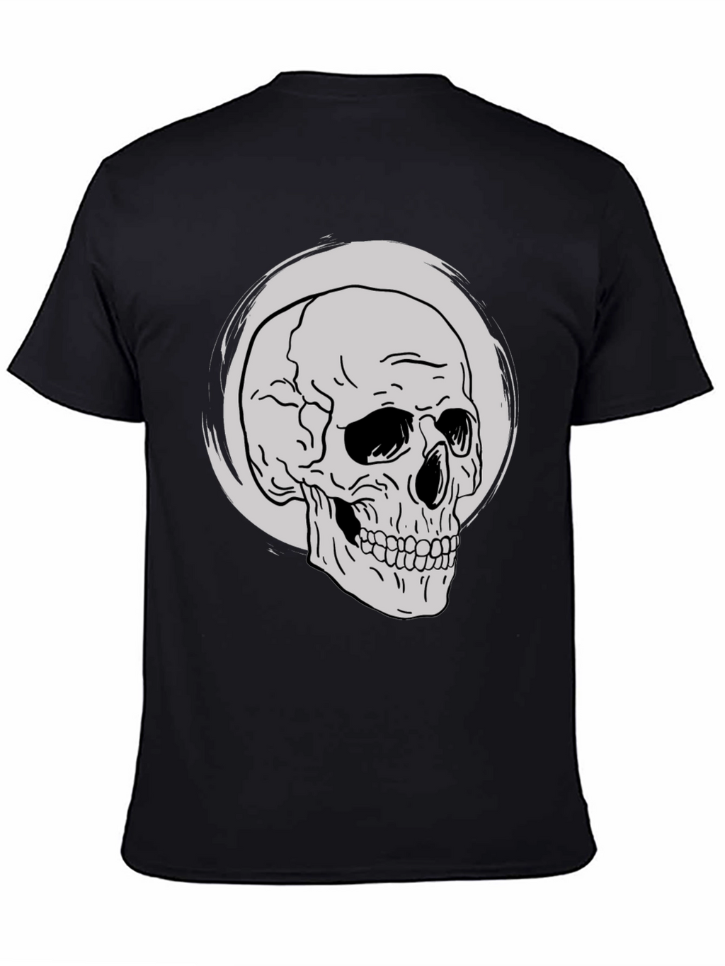 Skull Graphic Tee - Classic Black T-Shirt