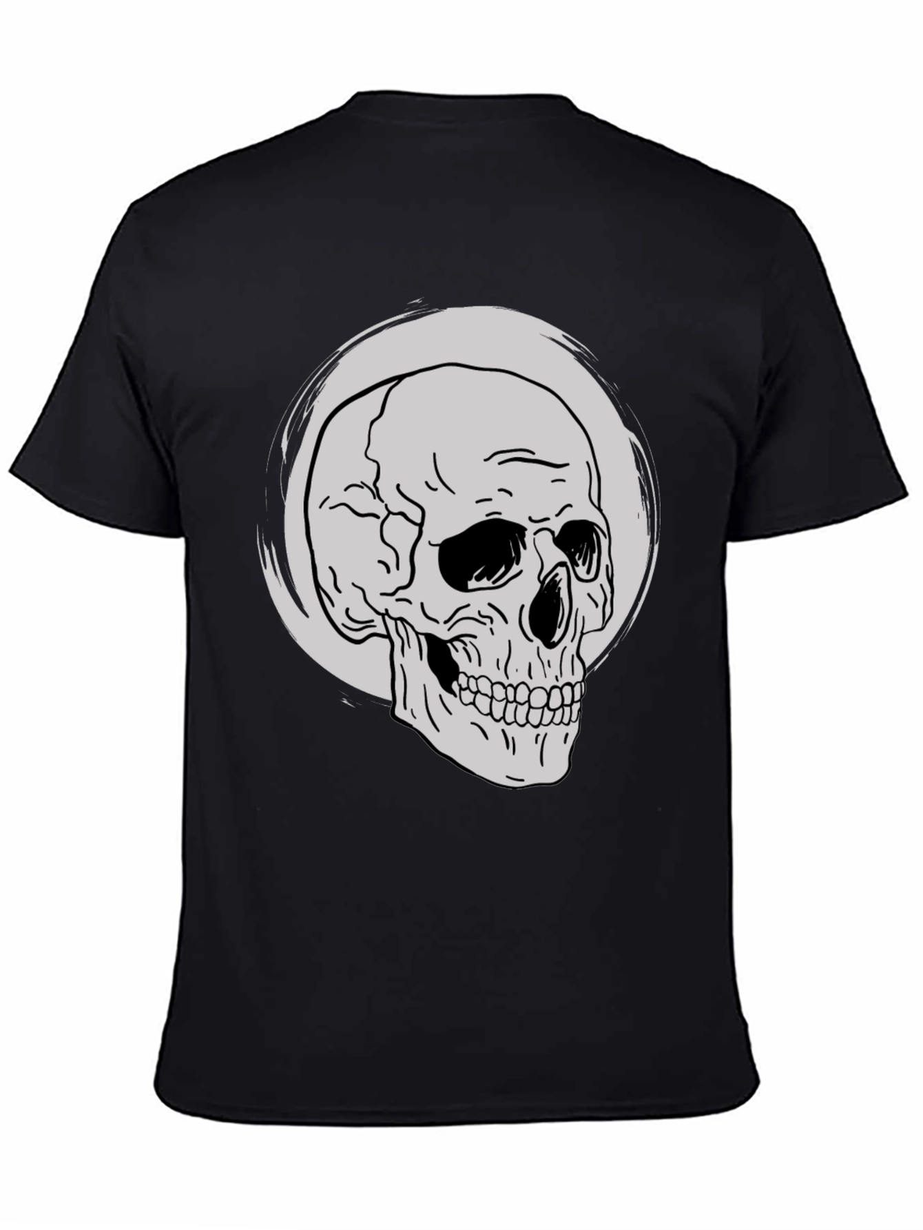 Skull Graphic Tee - Classic Black T-Shirt