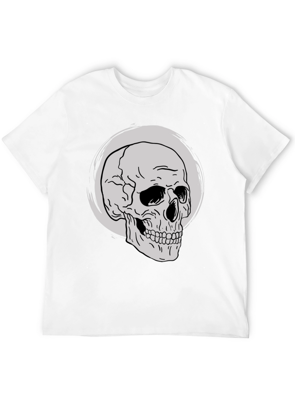 Skull Graphic Tee - Classic Black T-Shirt