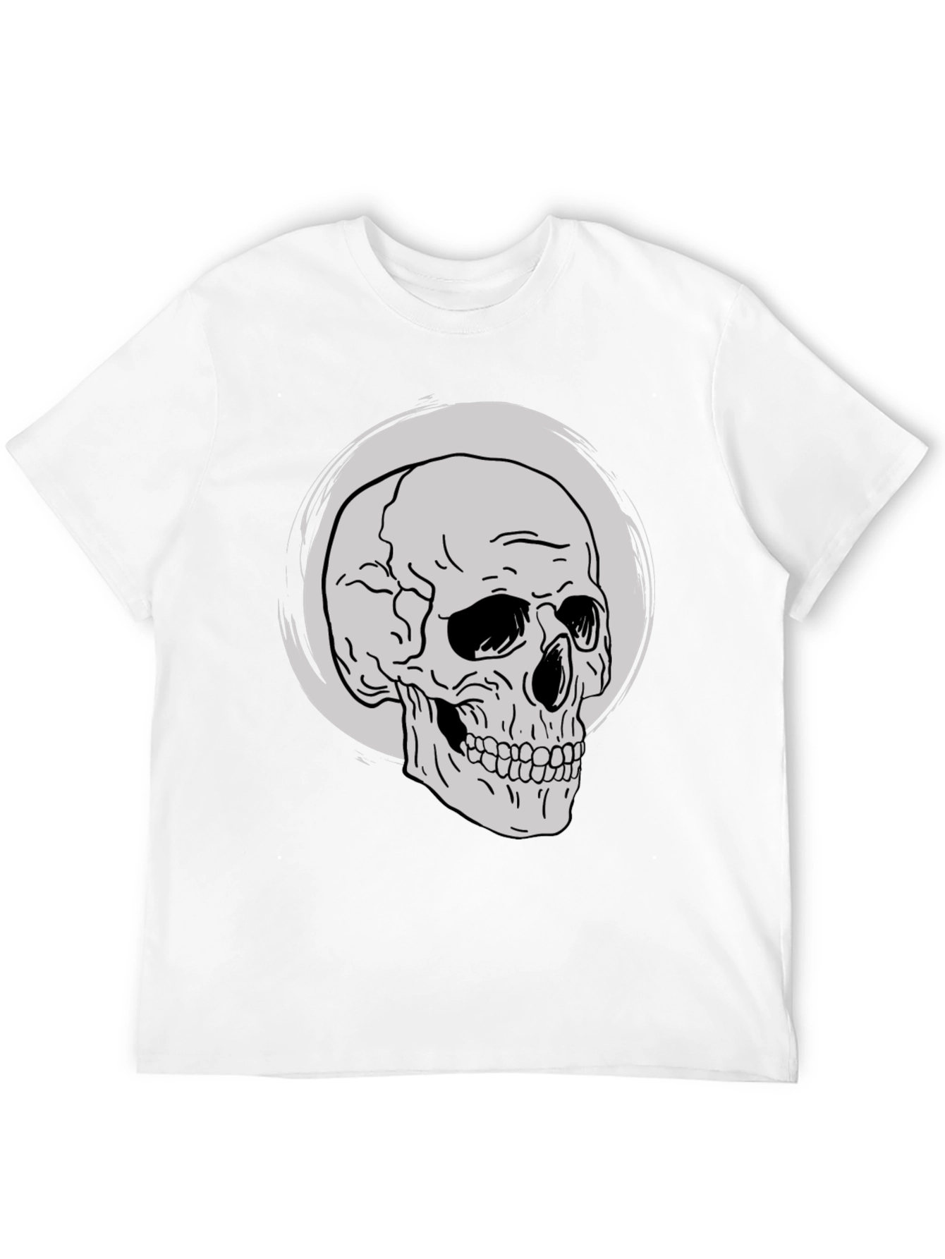 Skull Graphic Tee - Classic Black T-Shirt