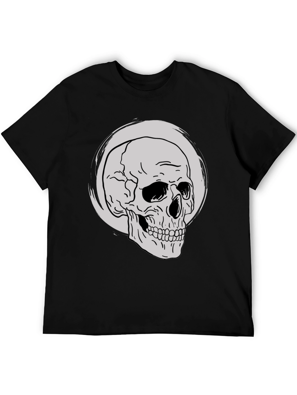 Skull Graphic Tee - Classic Black T-Shirt