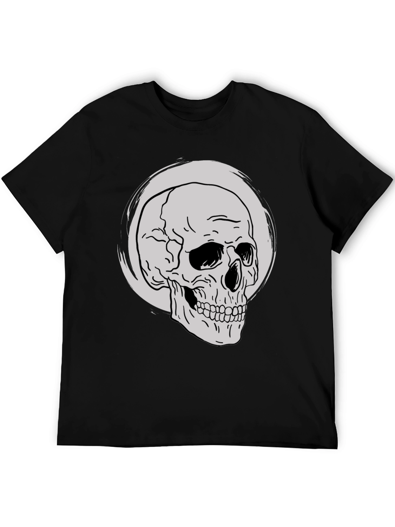 Skull Graphic Tee - Classic Black T-Shirt