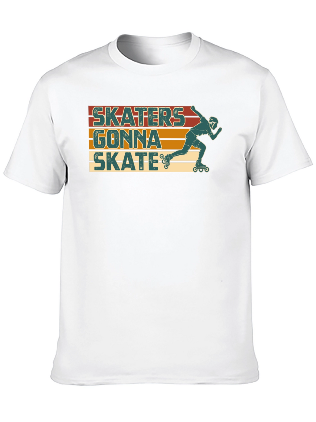 Skaters Gonna Skate Retro T-Shirt