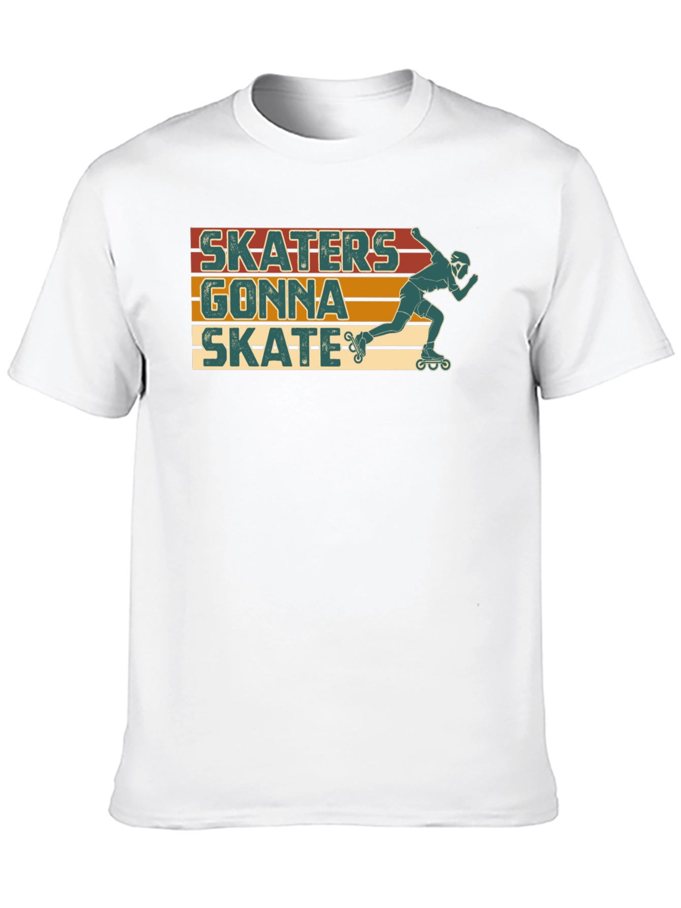 Skaters Gonna Skate Retro T-Shirt