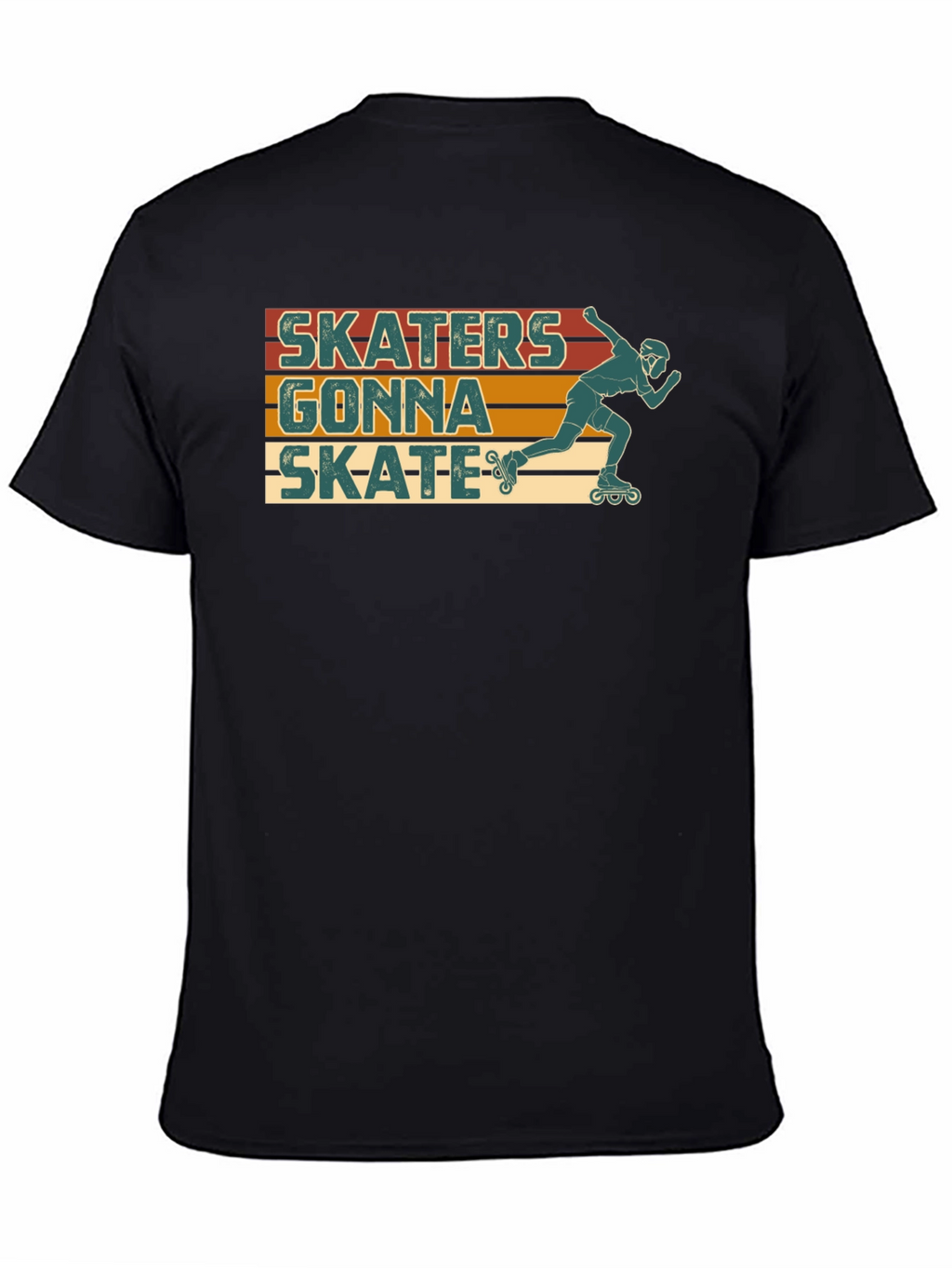 Skaters Gonna Skate Retro T-Shirt