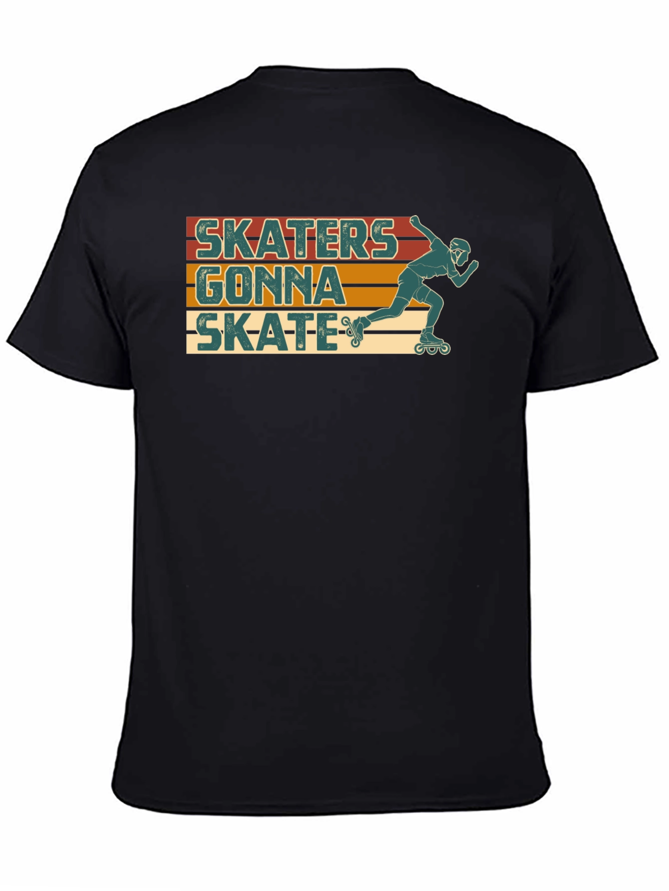 Skaters Gonna Skate Retro T-Shirt