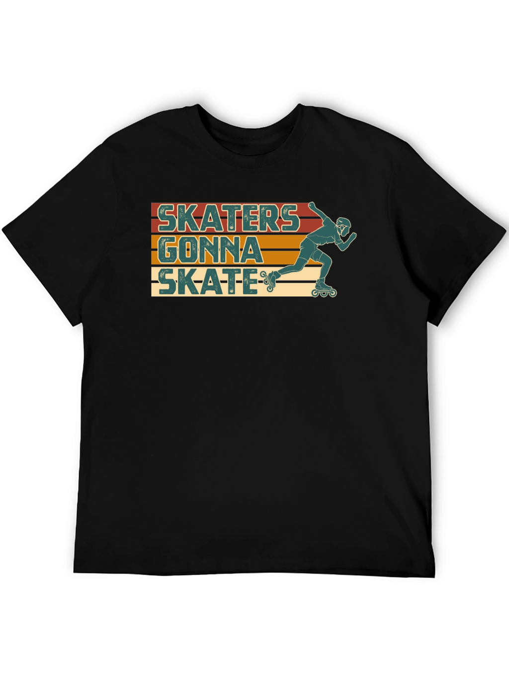 Skaters Gonna Skate Retro T-Shirt