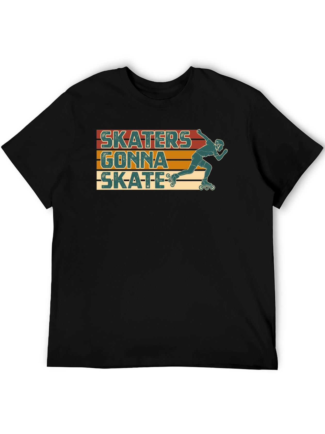 Skaters Gonna Skate Retro T-Shirt