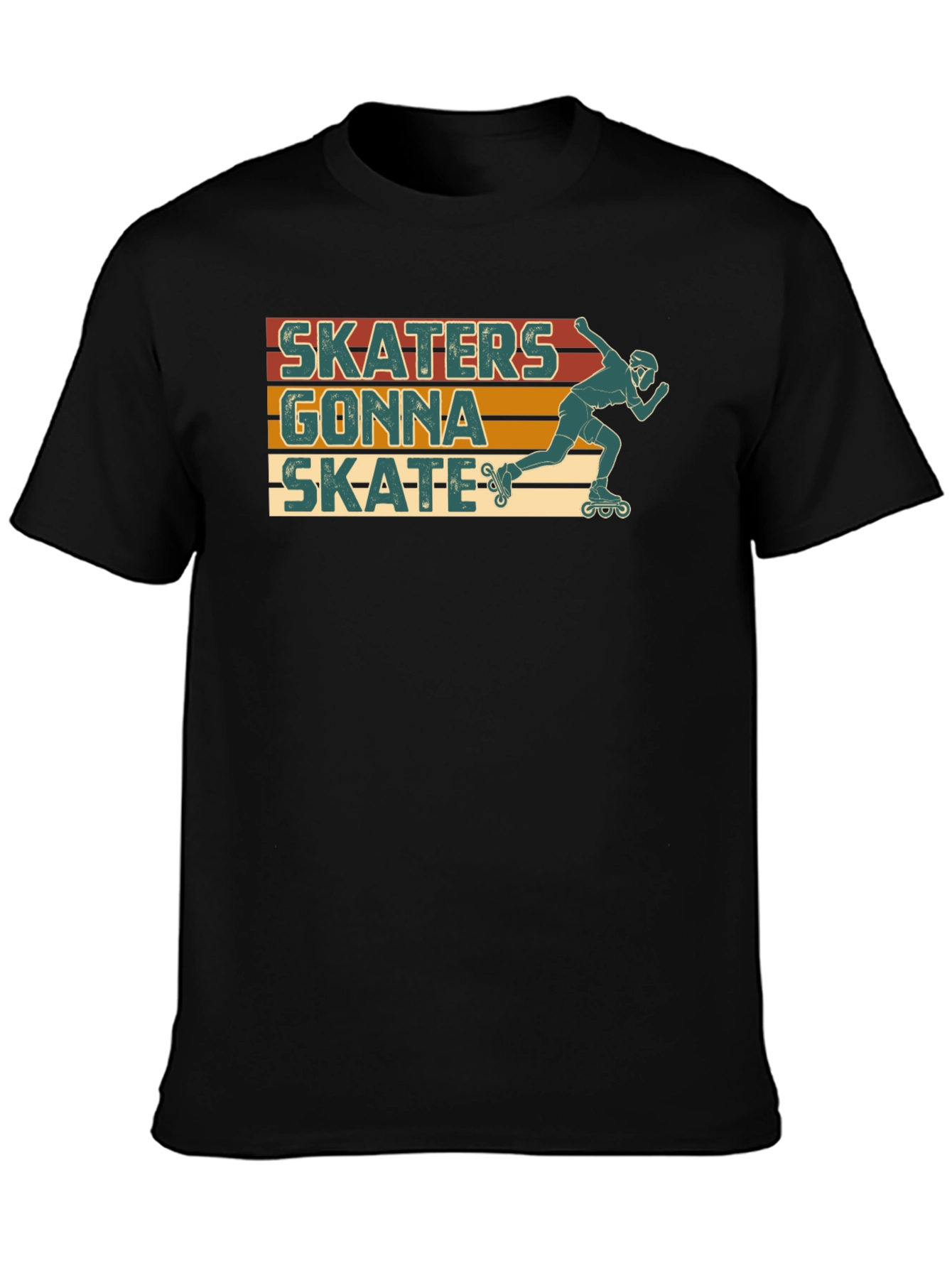 Skaters Gonna Skate Retro T-Shirt