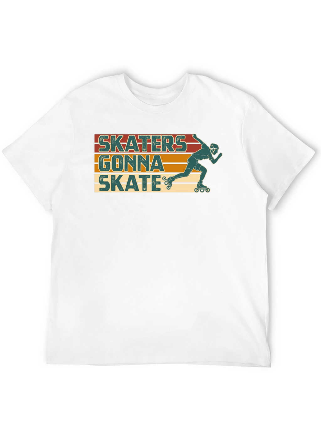 Skaters Gonna Skate Retro T-Shirt