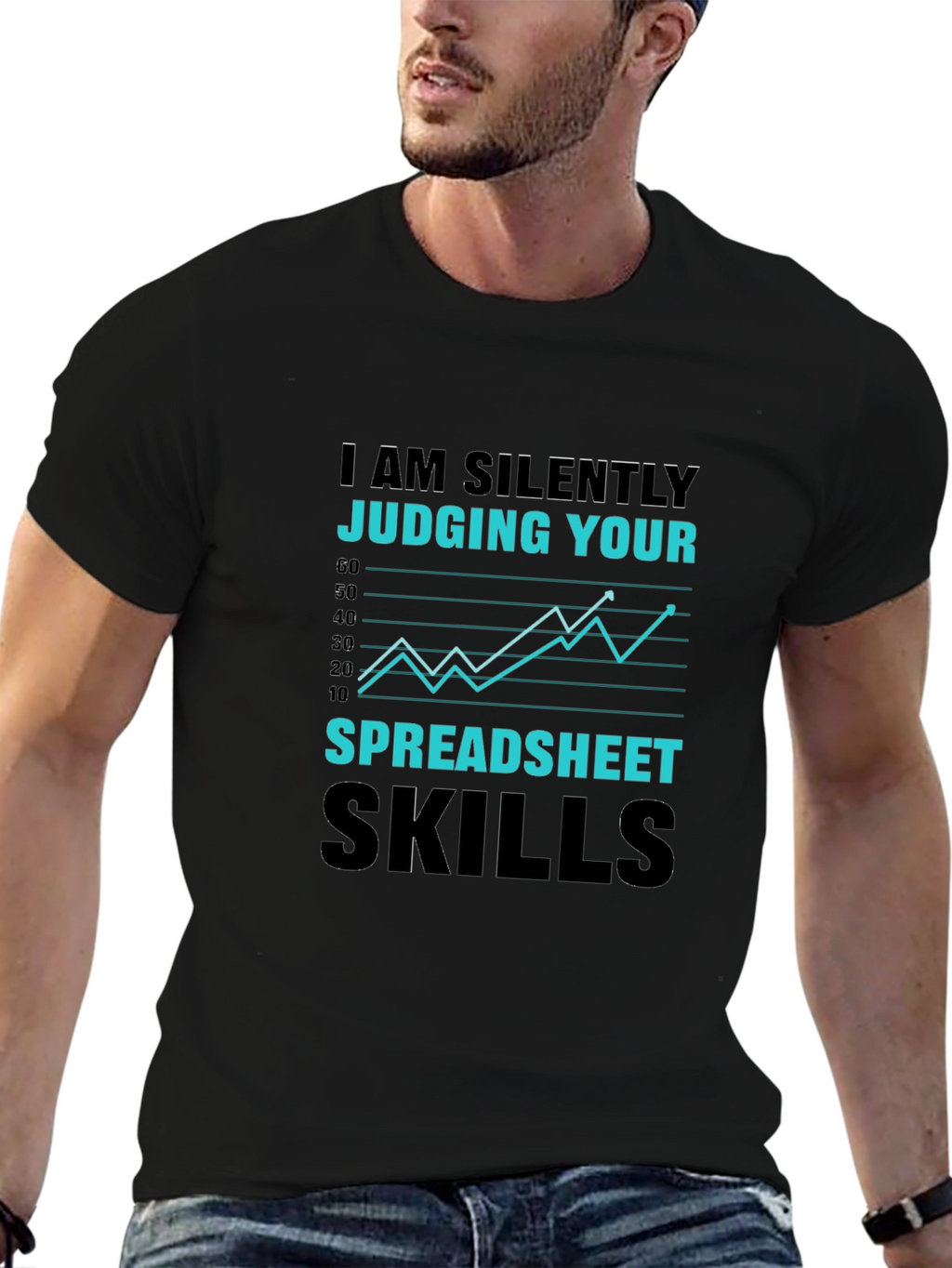 Silently Judging Your Spreadsheet Skills T-Shirt