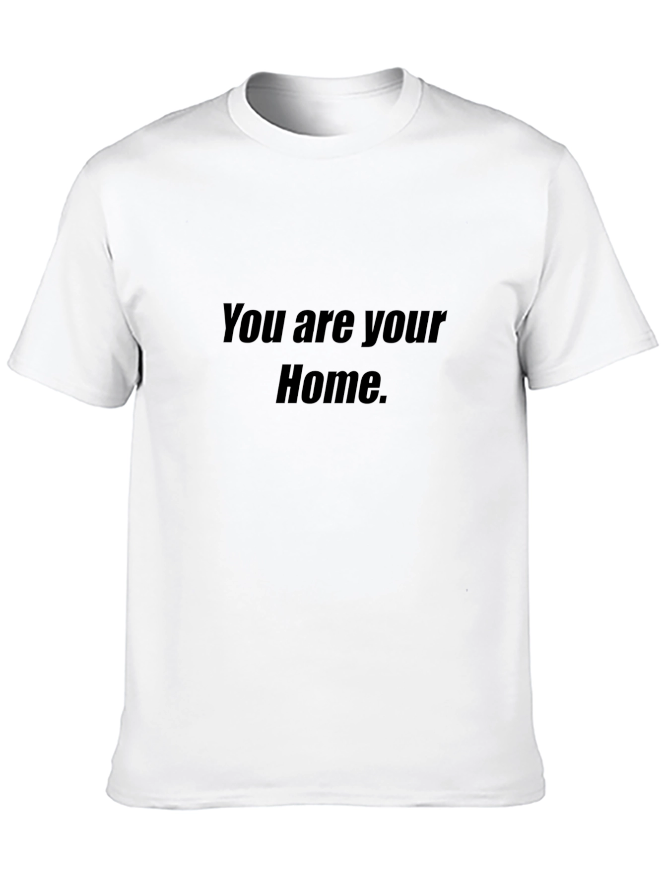 You Are Your Home Black Graphic T-Shirt