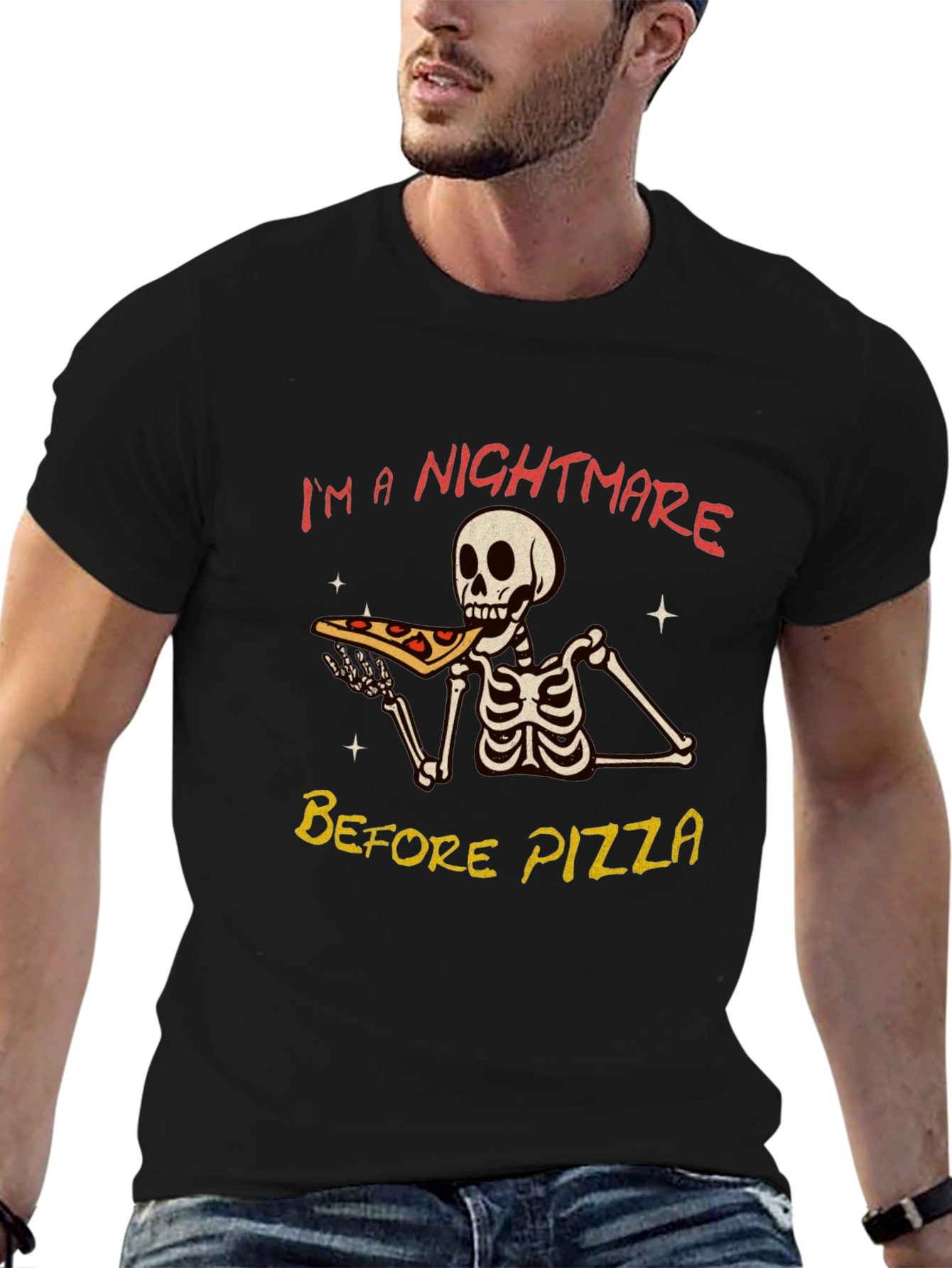 Nightmare Before Pizza Graphic Tee