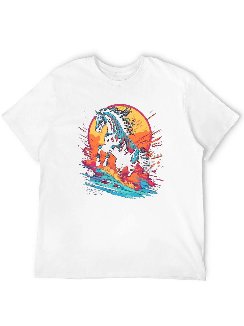 Majestic Horse Graphic Tee - Stylish & Unique