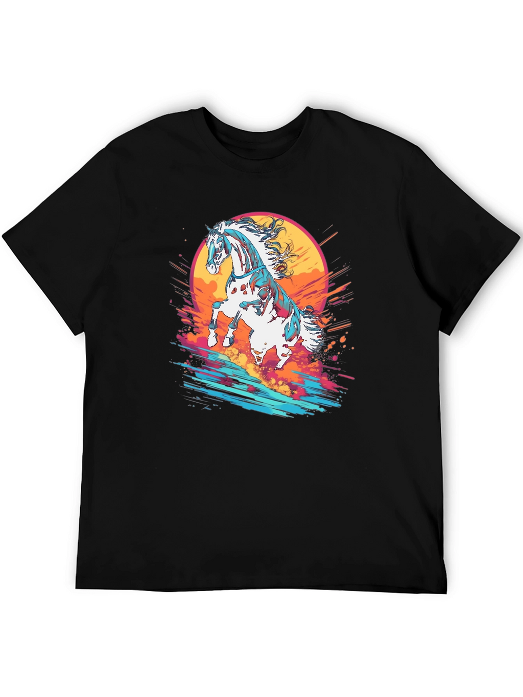 Majestic Horse Graphic Tee - Stylish & Unique