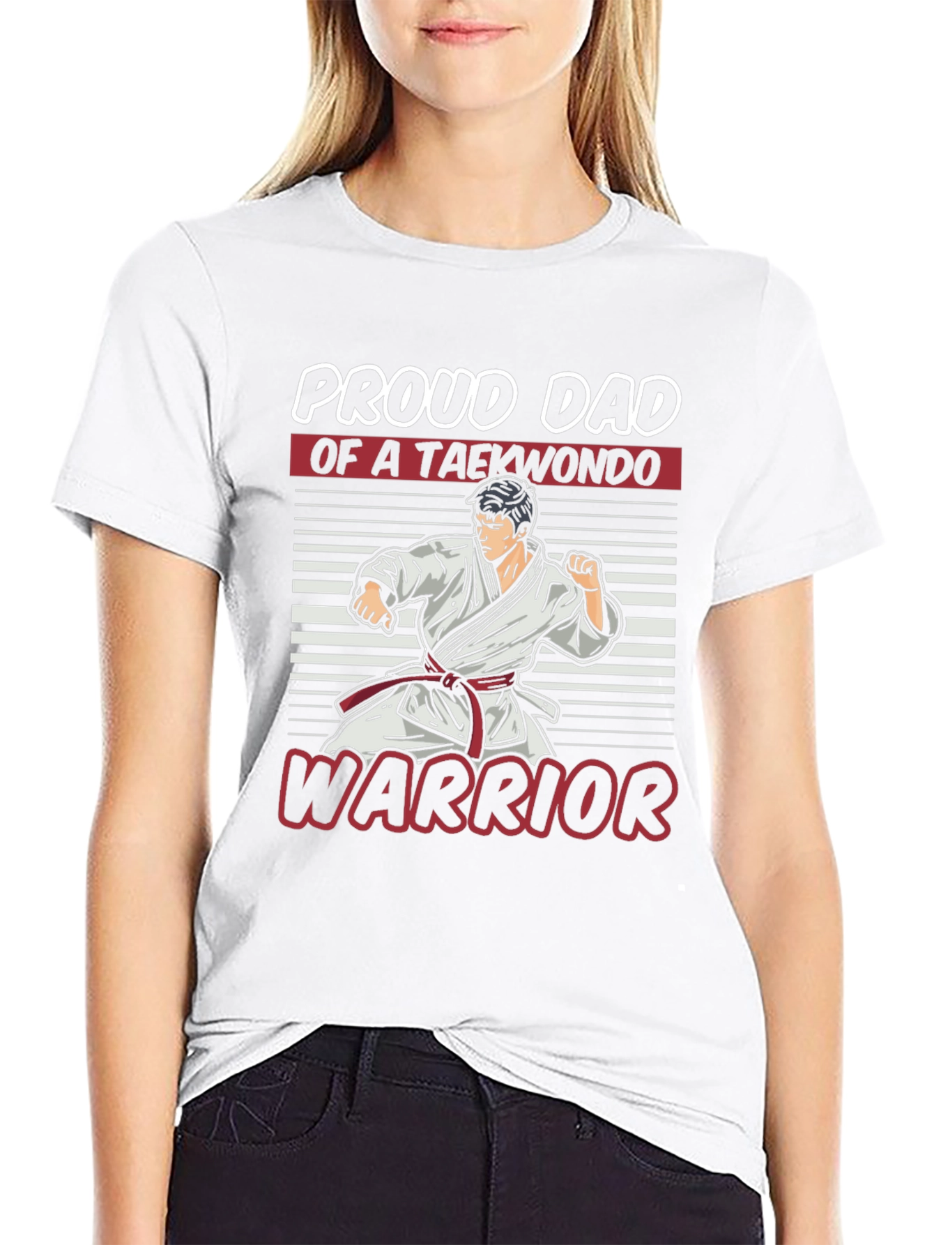Proud Dad of a Taekwondo Warrior T-Shirt