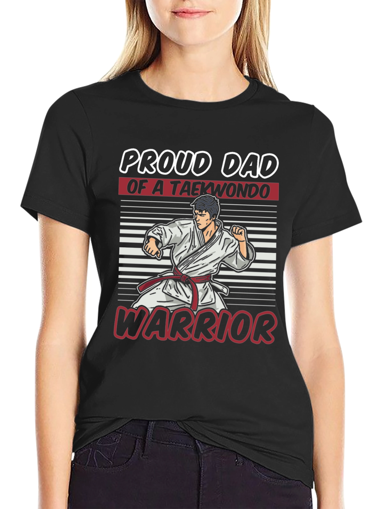 Proud Dad of a Taekwondo Warrior T-Shirt