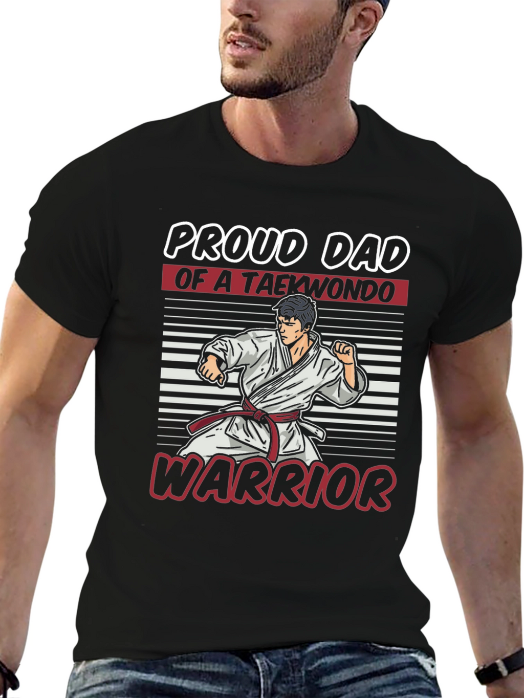 Proud Dad of a Taekwondo Warrior T-Shirt