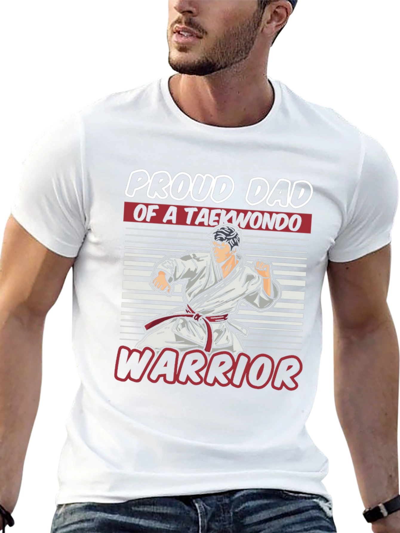 Proud Dad of a Taekwondo Warrior T-Shirt