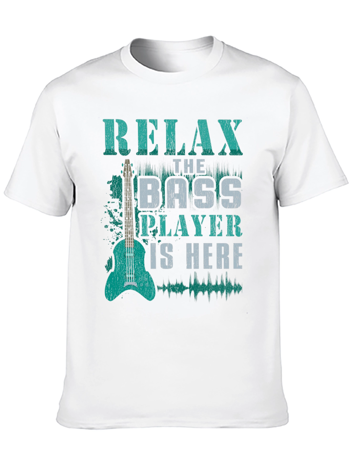 Relax Bass Player T-Shirt - Music Lover Tee