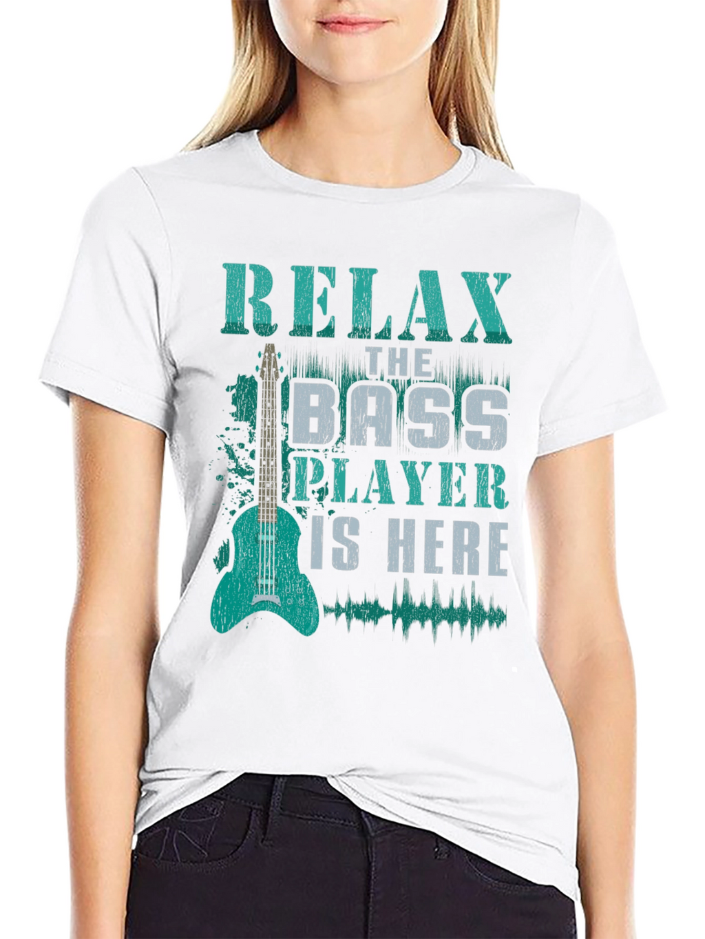 Relax Bass Player T-Shirt - Music Lover Tee