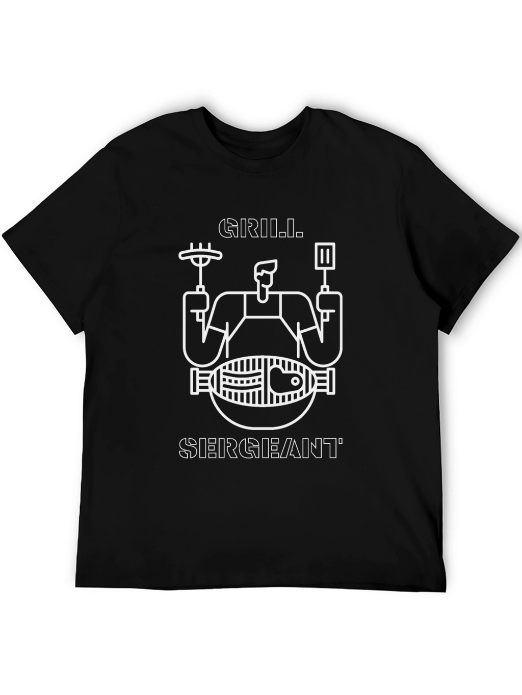Grill Sergeant T-Shirt - BBQ Master Tee