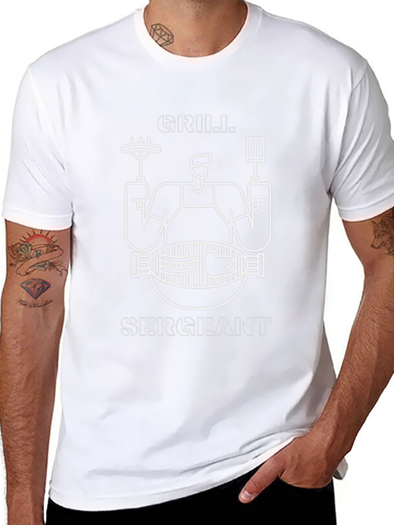 Grill Sergeant T-Shirt - BBQ Master Tee
