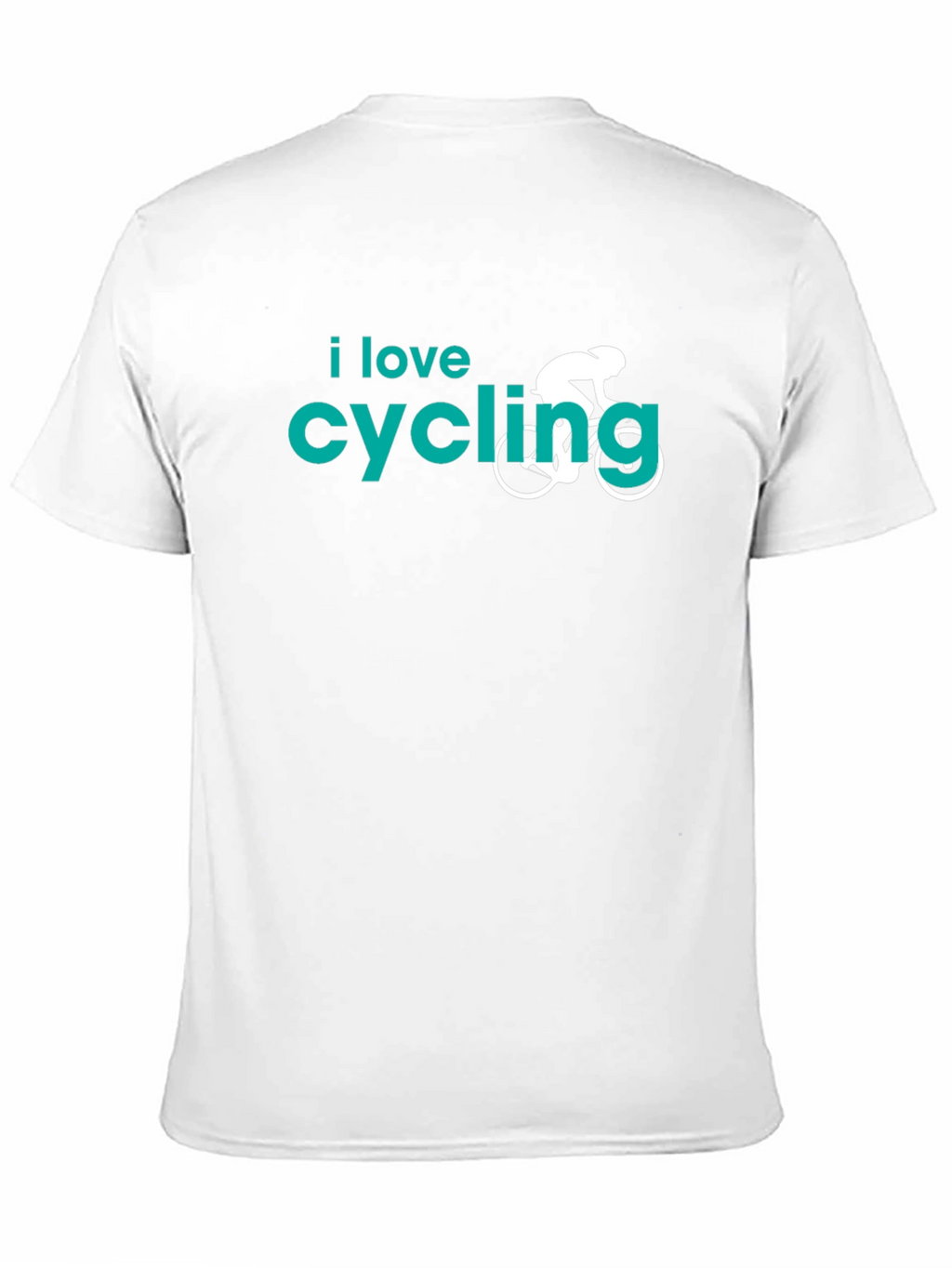 I Love Cycling Graphic T-Shirt - Black