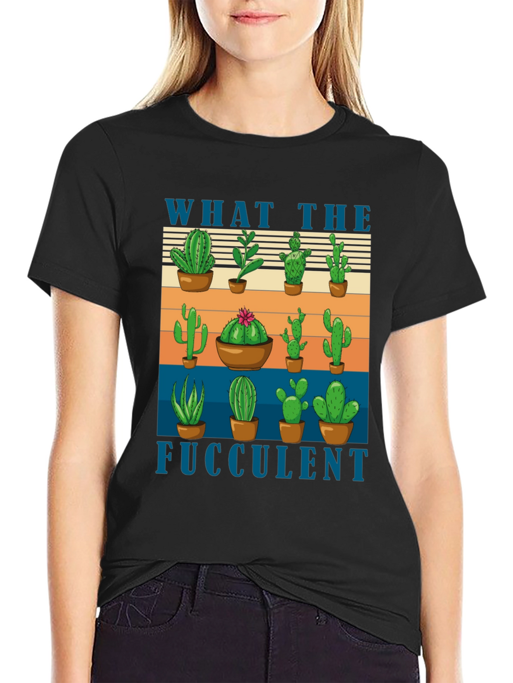 What the Fucculent Cactus T-Shirt