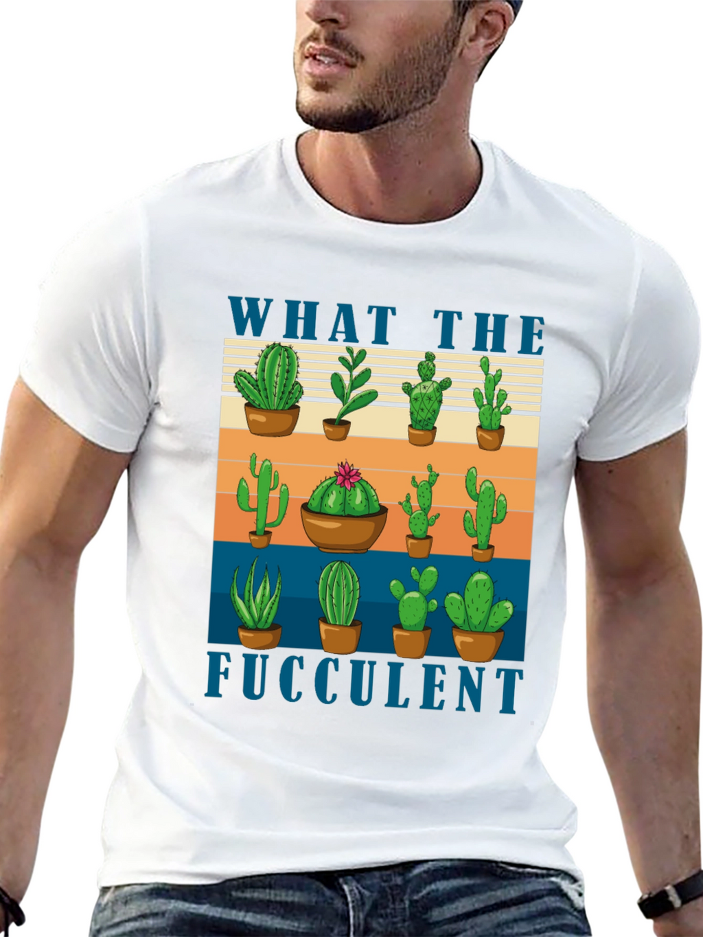 What the Fucculent Cactus T-Shirt