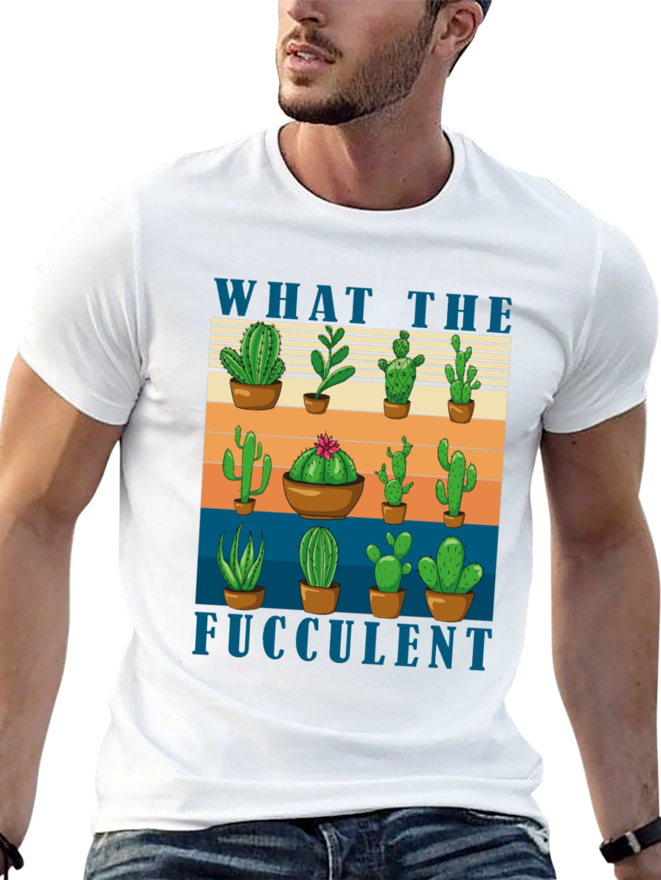What the Fucculent Cactus T-Shirt