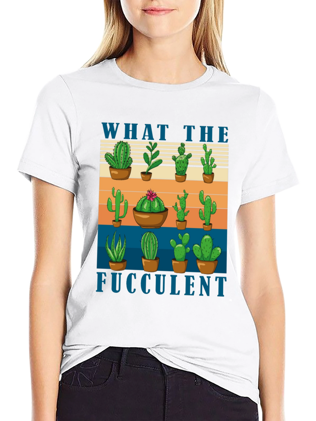 What the Fucculent Cactus T-Shirt