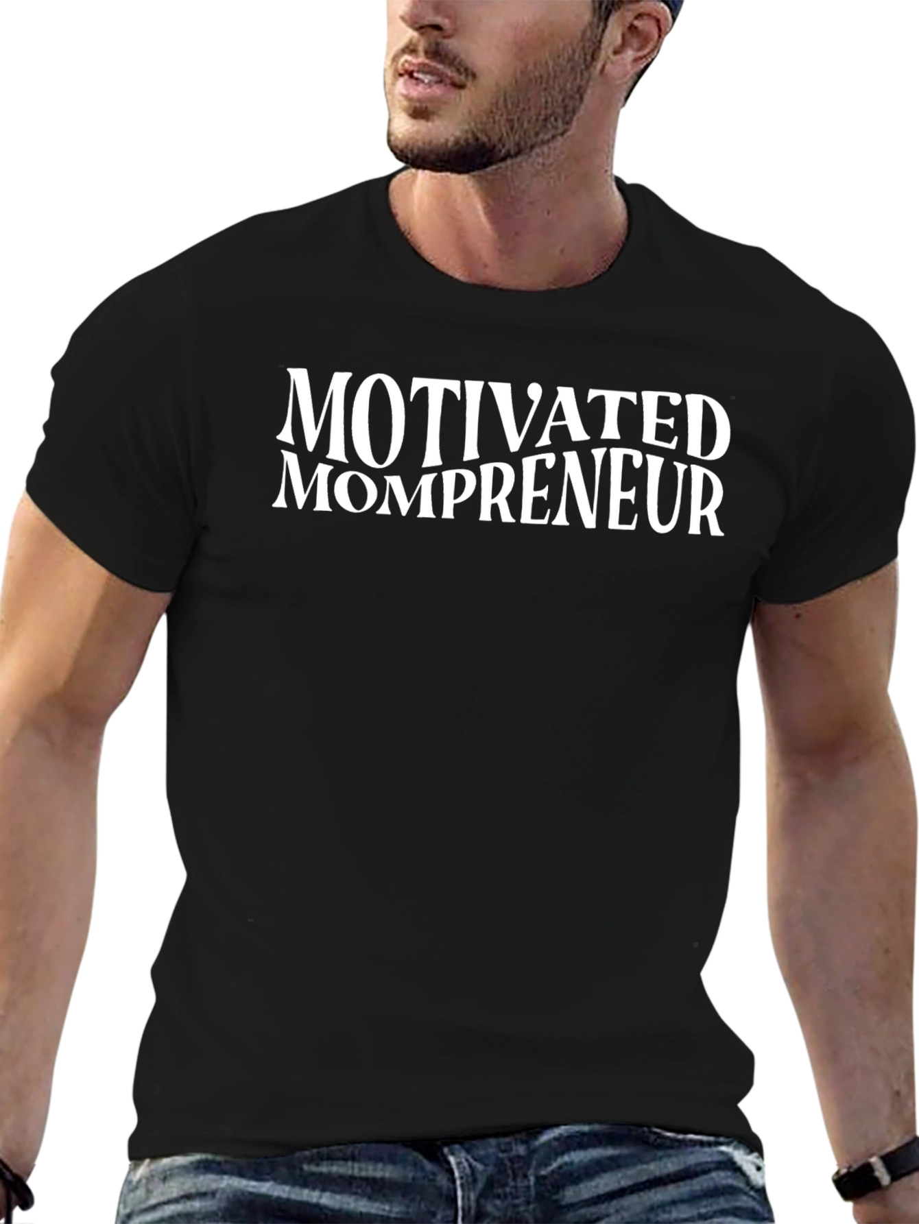 Motivated Mompreneur Black T-Shirt