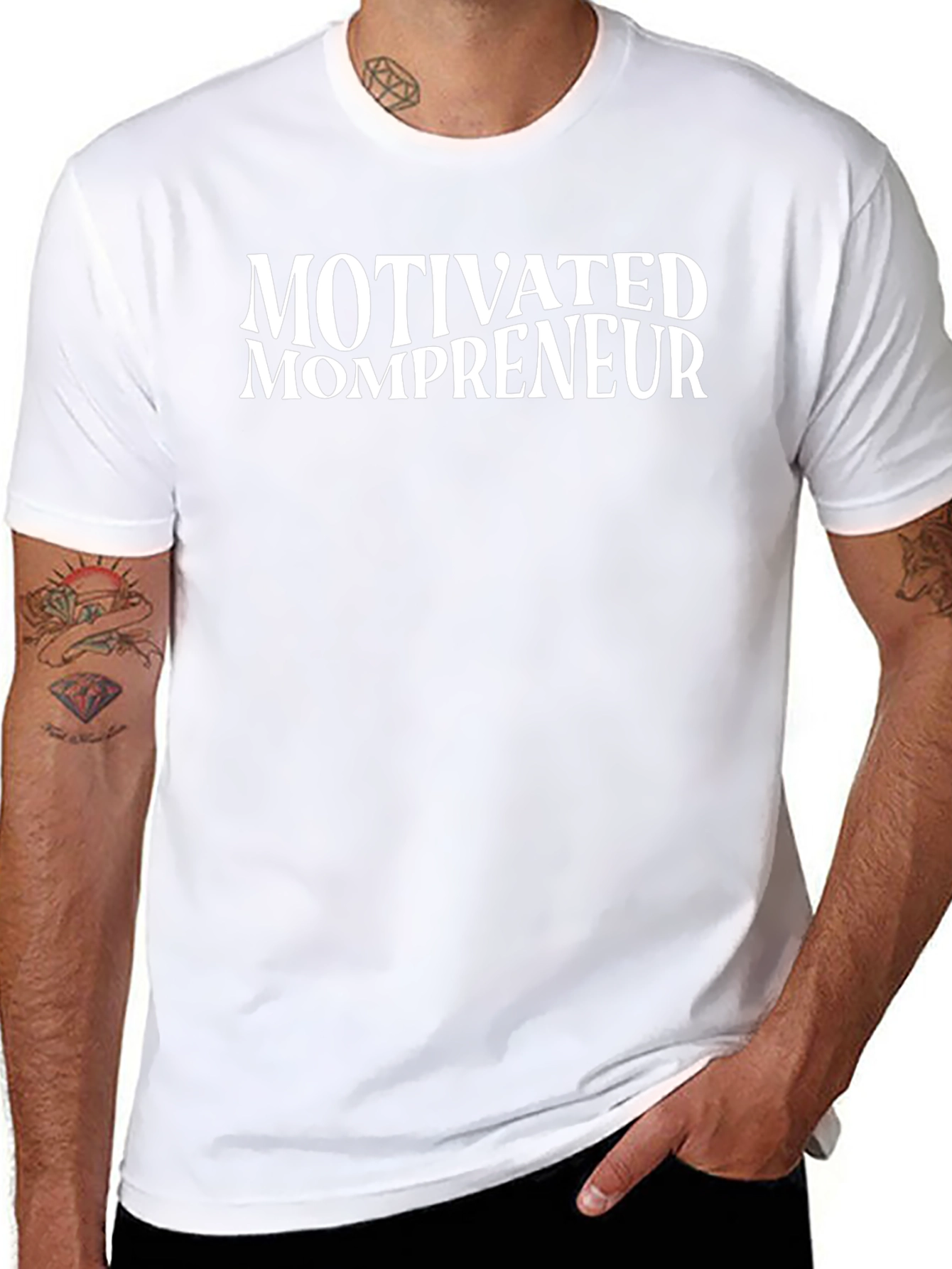 Motivated Mompreneur Black T-Shirt