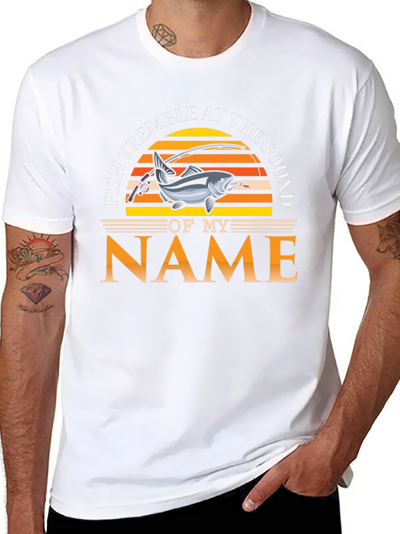 Fish Tremble at the Sound of My Name T-Shirt