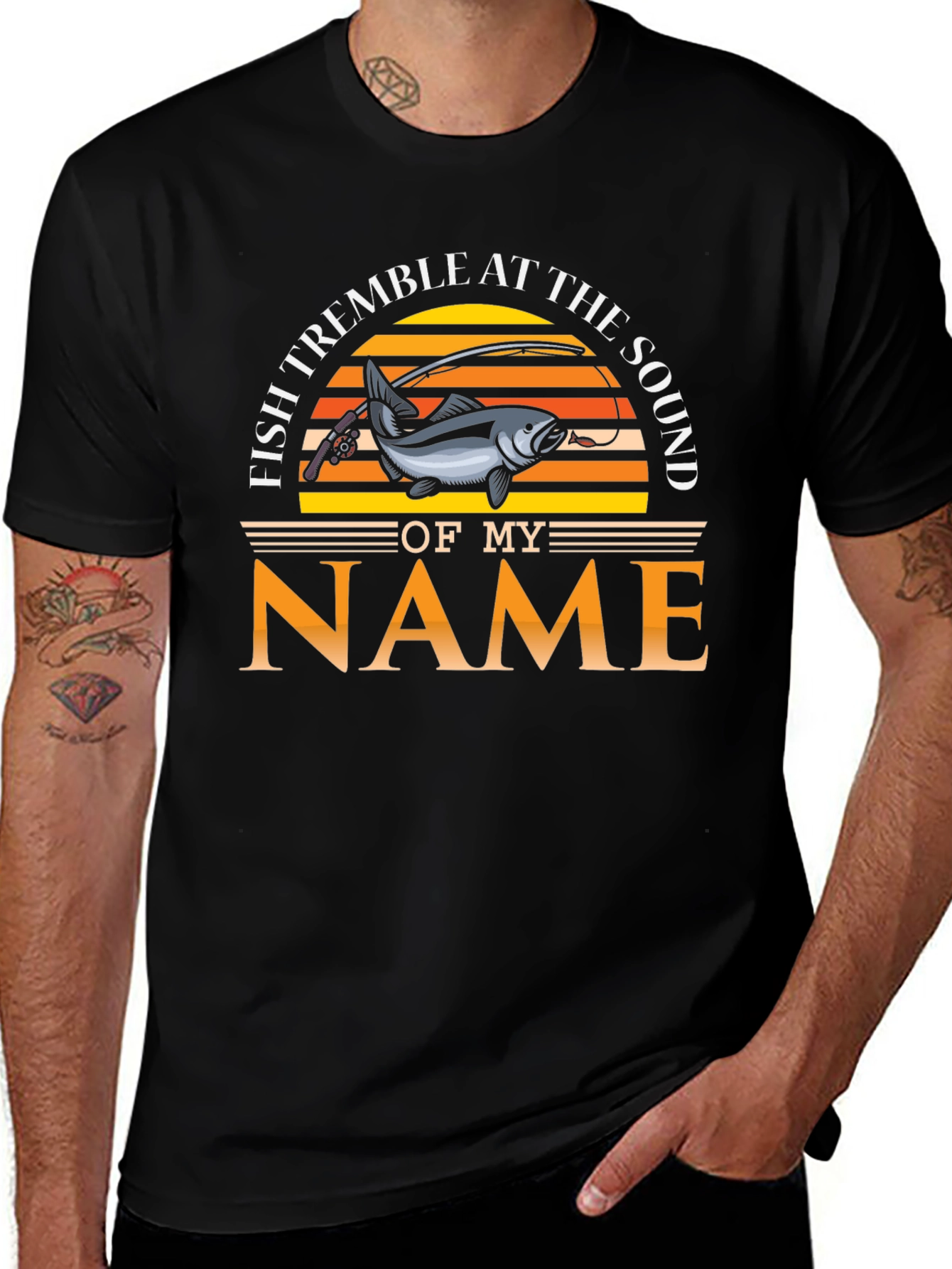 Fish Tremble at the Sound of My Name T-Shirt