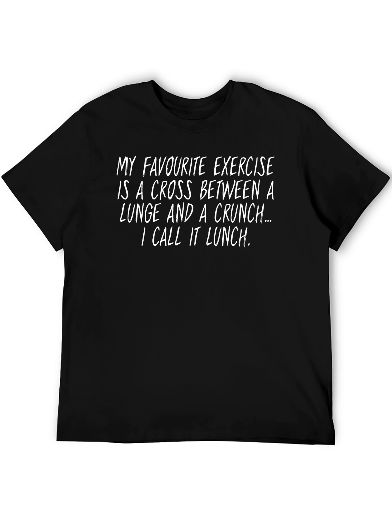 Funny Workout T-Shirt - My Favourite Exercise is Lunch