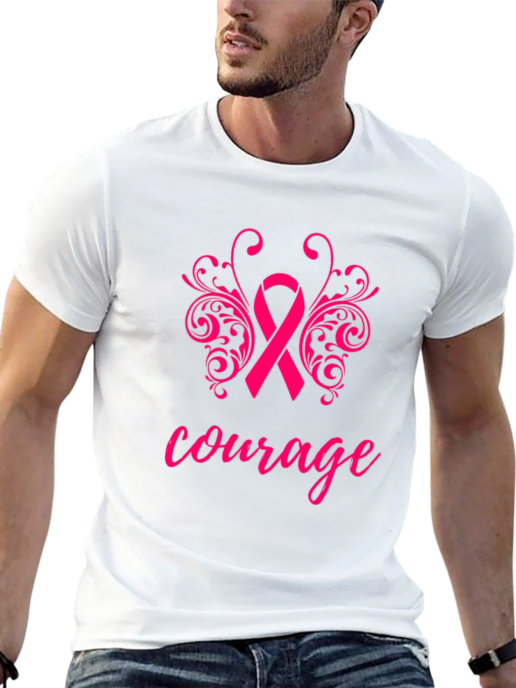 Courage Ribbon Tee
